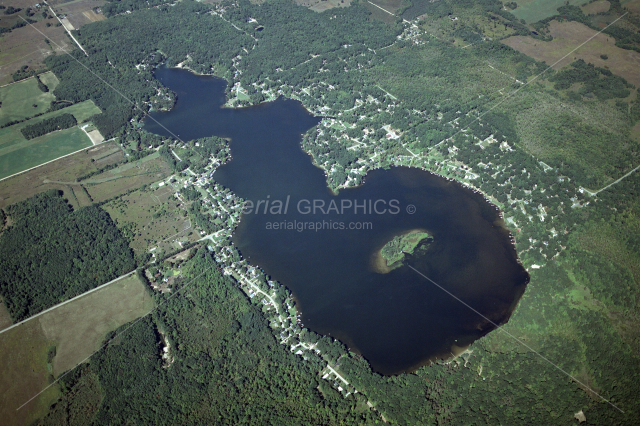 Townline Lake in Montcalm County, Michigan